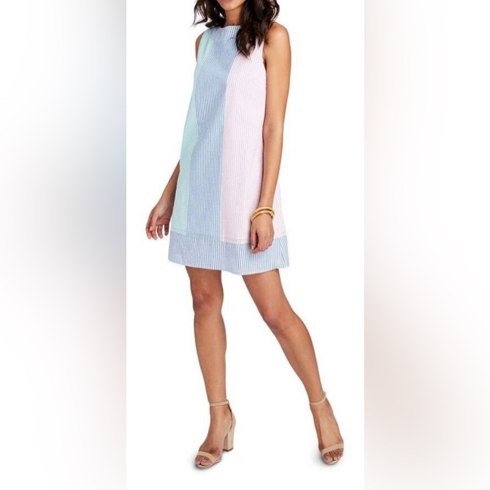 SALE!  Closet purge!  
VINEYARD VINES  Kentucky Derby Seersucker Dress Size 6